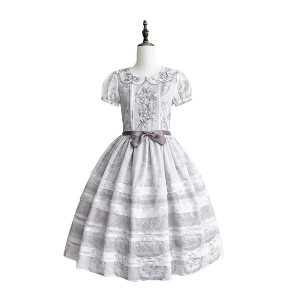 Vestido de verano elegante de princesa + sombrero