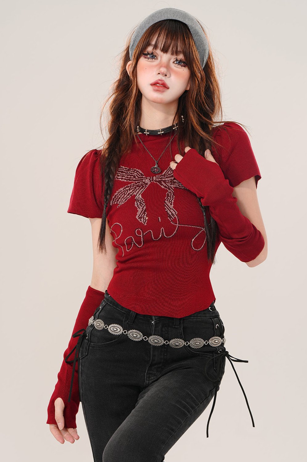 Sweet Bave Slong Sleeve Base T -shirt