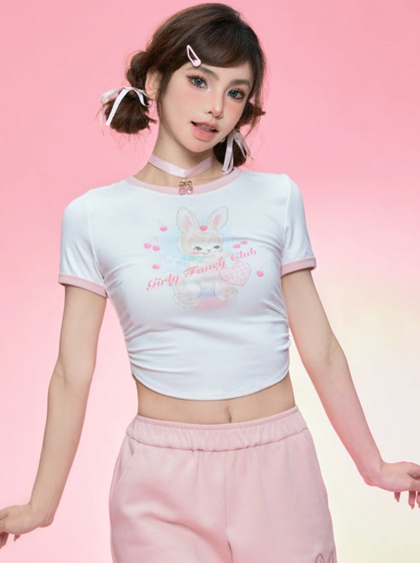 Soft Cute Bunny Series Slim T-Shirt