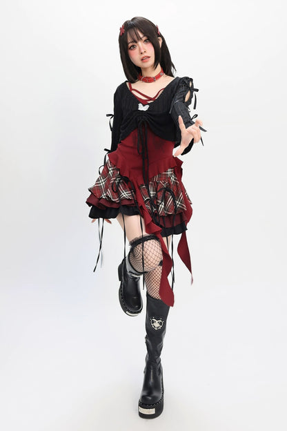 キャットウィッシュトップス+キャミソール