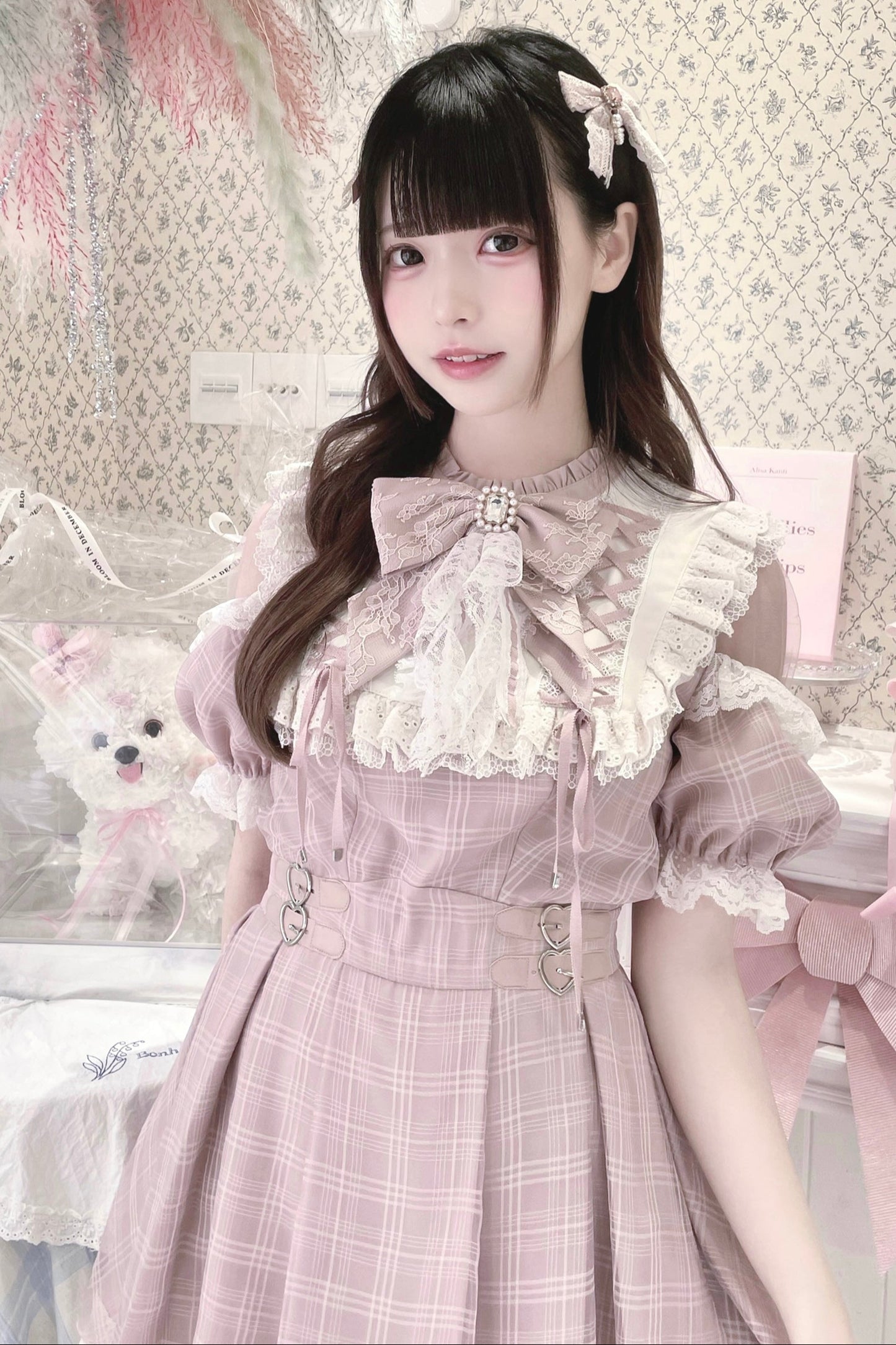 【予約商品】スイートチェック量産型ワンピース