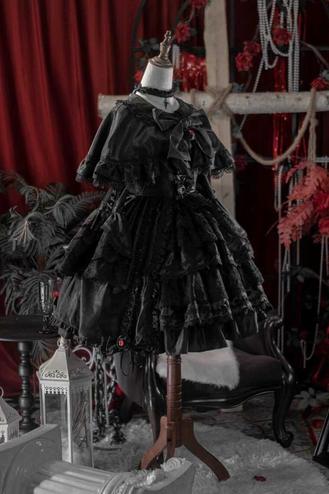 [Reservation deadline: September 18th] Witch Night in Weird Paradise Gothic Cloak + Mini Dress