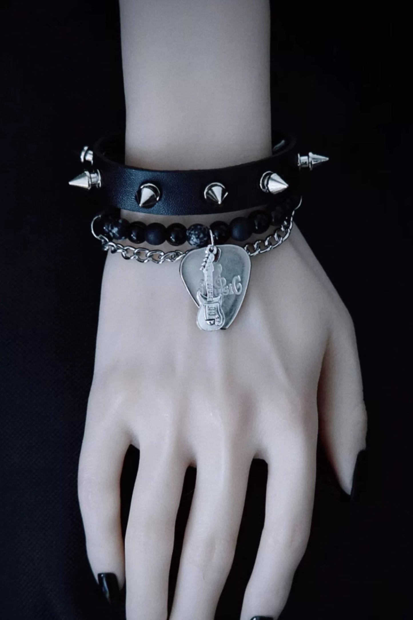 ギターペンダントブレスレット