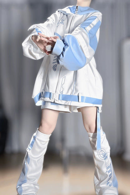 アクアサブカルジャケット+パンツ+レッグウォーマー