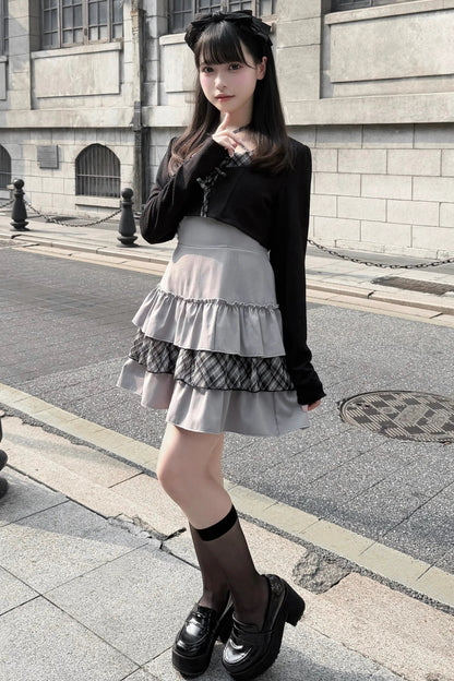 Galaxy Knit Cardigan And Dress Set