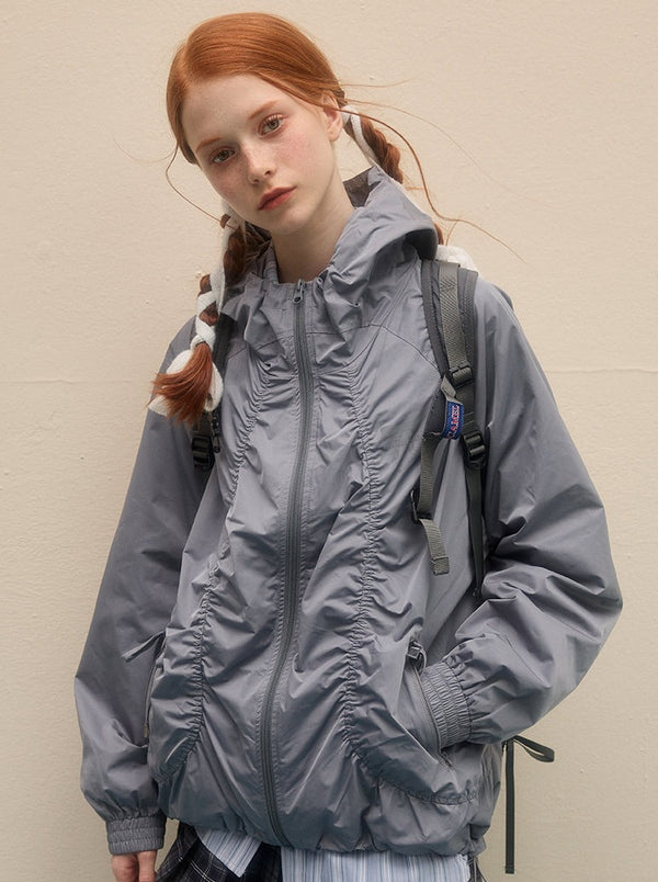 フレンチスポーティーアウトドアモードジャケット