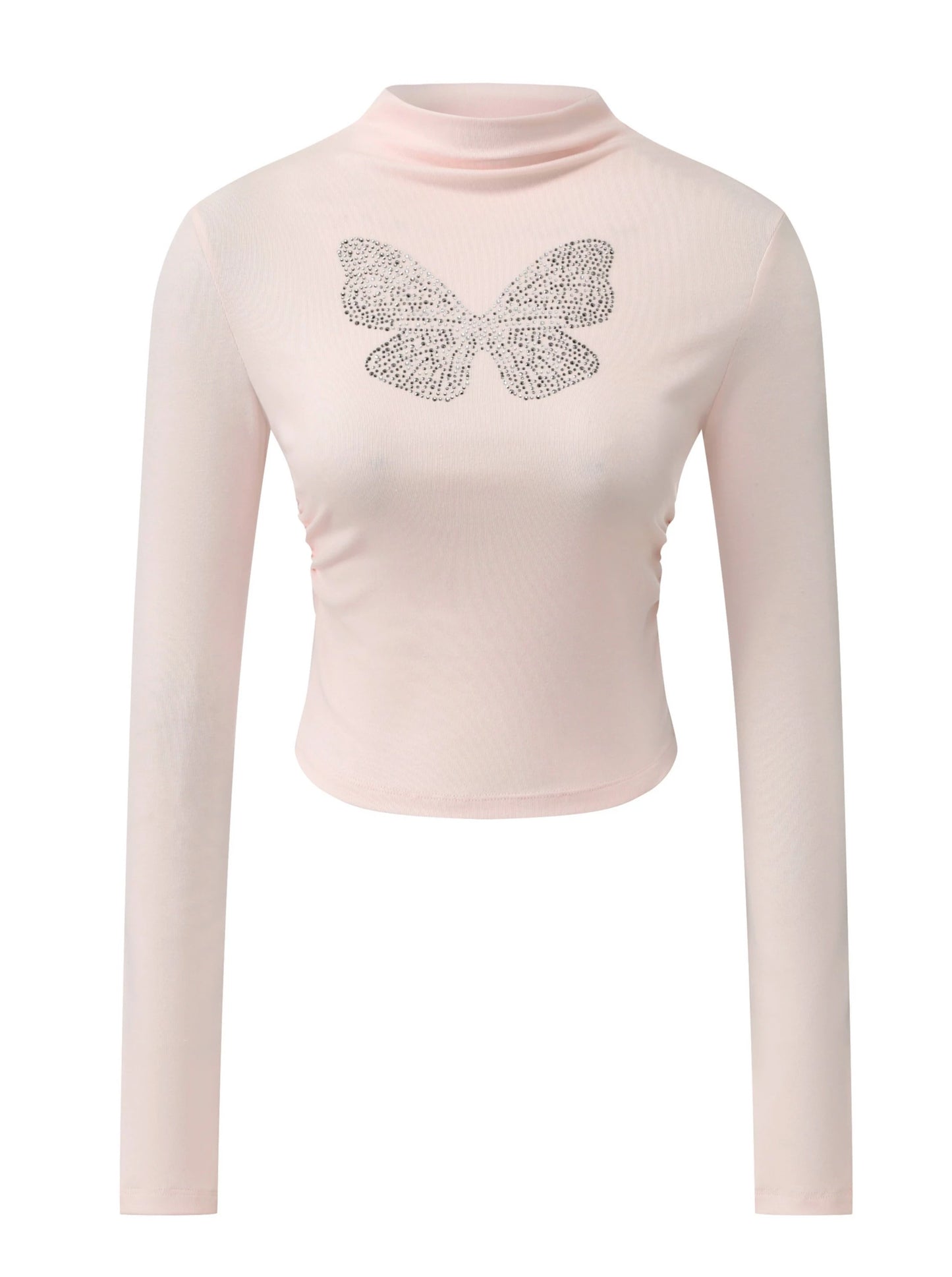 Lame Butterfly Slim Top