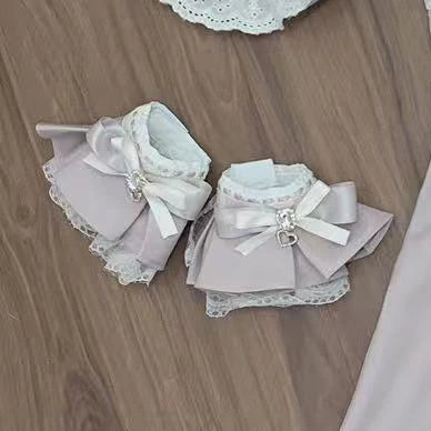 [Pre-order Deadline: April 15] Sailor Collar Pink Lace Jewel Ribbon Dress + Accessories