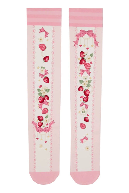 ストロベリーロリータタイツ