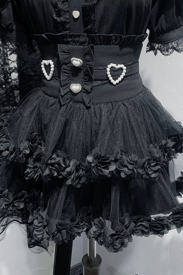 レースガーゼハウス地雷スカート