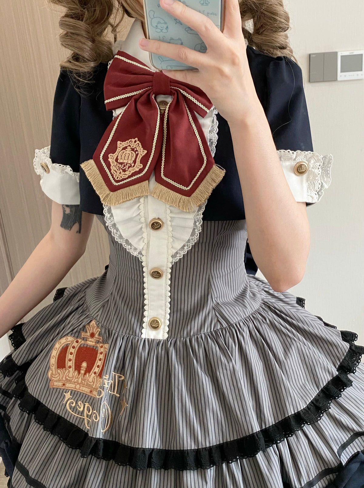 [Pre-order Deadline: March 31] Magical Academy Elegant Crown Embroidery Dress Type A/B