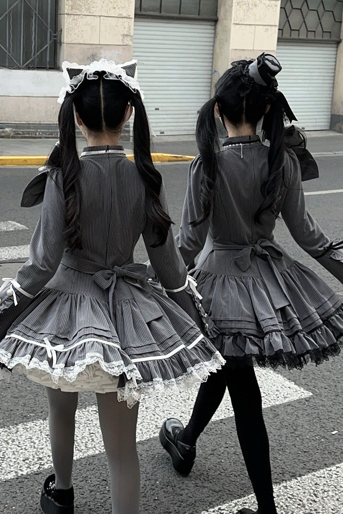 [Pre-order Deadline: April 25] Phantom Cat Series Cat Ear Hairband + Ribbon Veil Hat