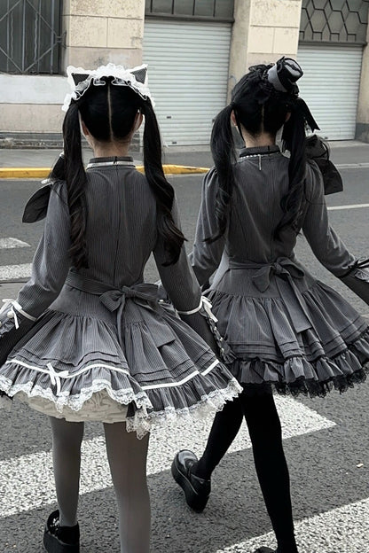 [Pre-order Deadline: April 25] Phantom Cat Series Cat Ear Hairband + Ribbon Veil Hat
