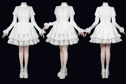 [Deadline for reservations: November 19] Camilla Spider Web Bat Gothic Dark Series Dress Full Set + Setup Full Set