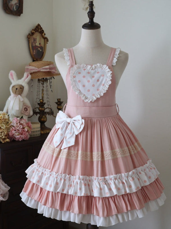 Milky Sweet Lovely Lolita Suspender Skirt