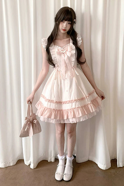 Cherry Blossom Ruffle Dress