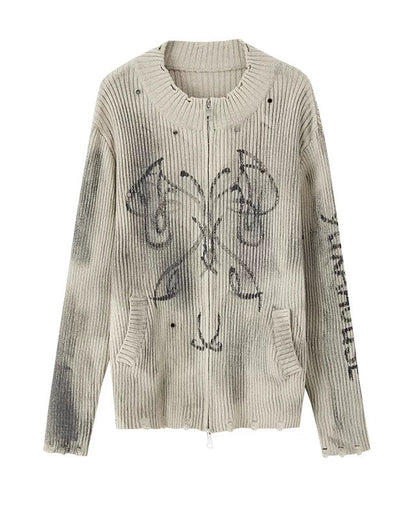 ダークモードジッパートップス