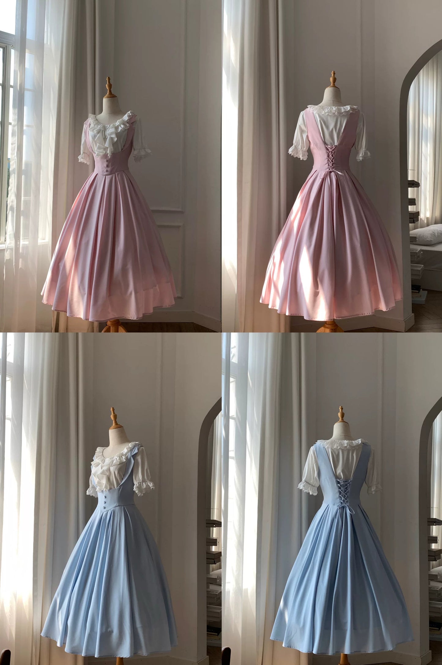 【4月14日予約締切】ホワイトフリルパフスリーブロリータシャツ