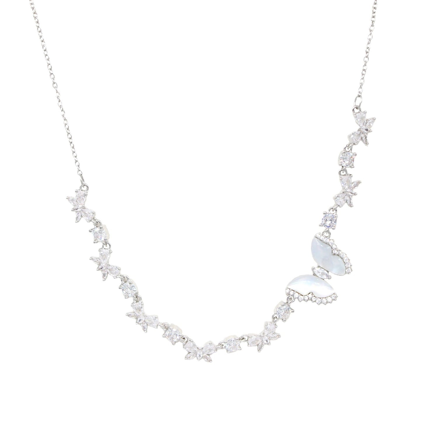 Moonlight Butterfly Short Necklace