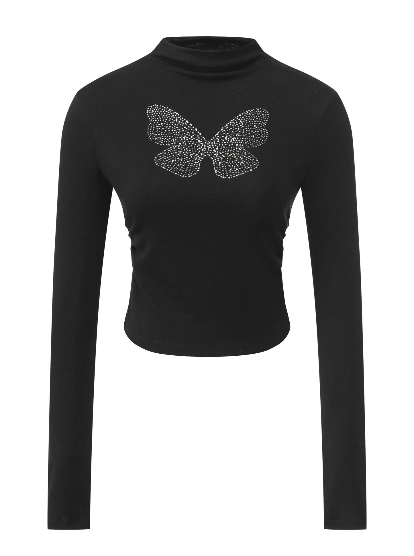 Lame Butterfly Slim Top