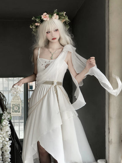 Maiden's Neverland Original Lolita Themis Tears Greek style jsk slip dress Lolita