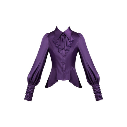 Conjunto de vestido y camisa con sujetador de muelles góticos