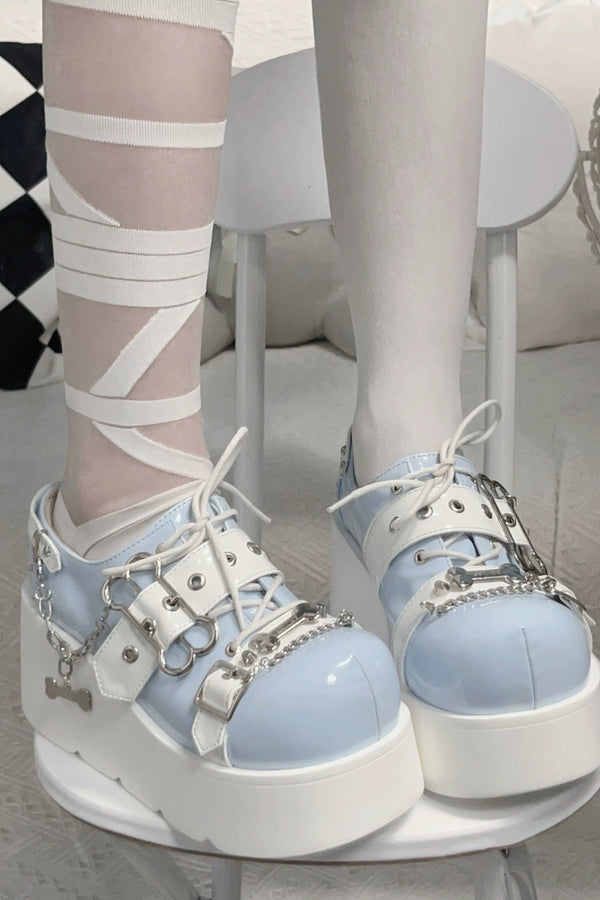 ランタンエンジェルボーン厚底シューズ