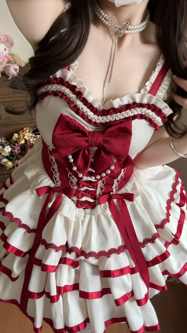 [Reservation Deadline: March 29] Sweetheart Mousse Lolita Bustier Dress