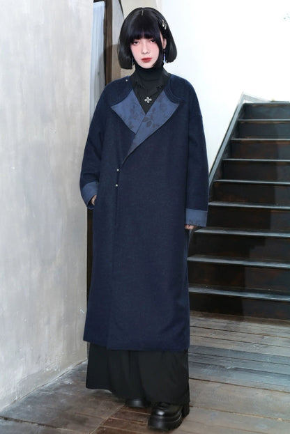 China Robe Wool Long Jacket