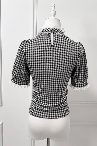 【予約商品】ゴシック地雷リボンカラートップス