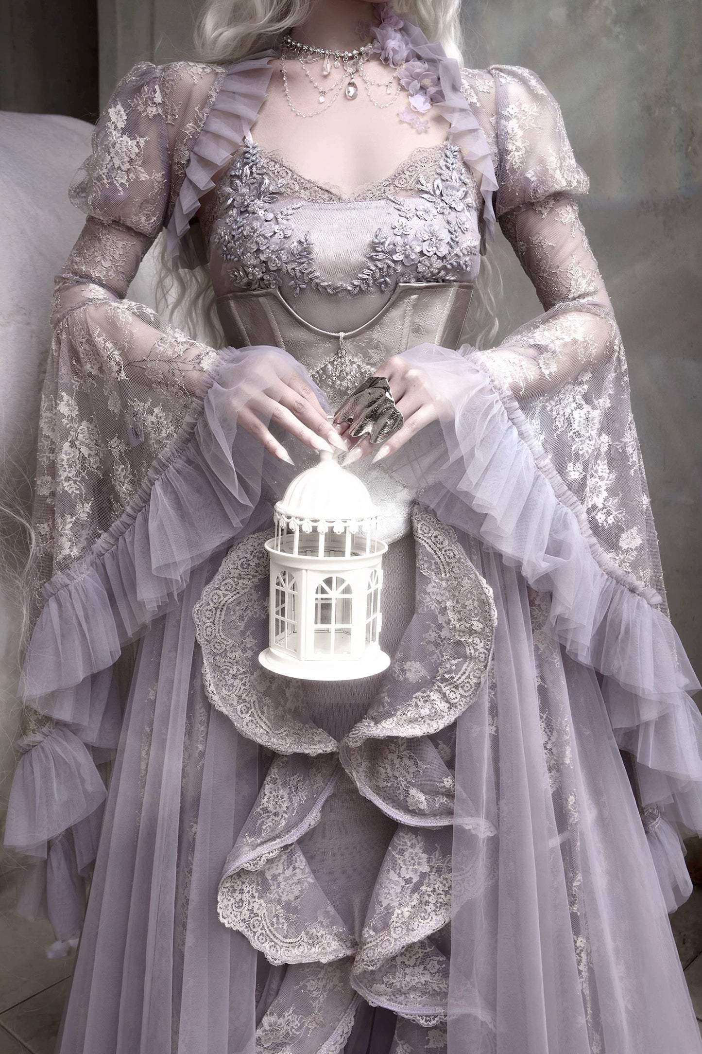 Moonlight Lace Fairy Top
