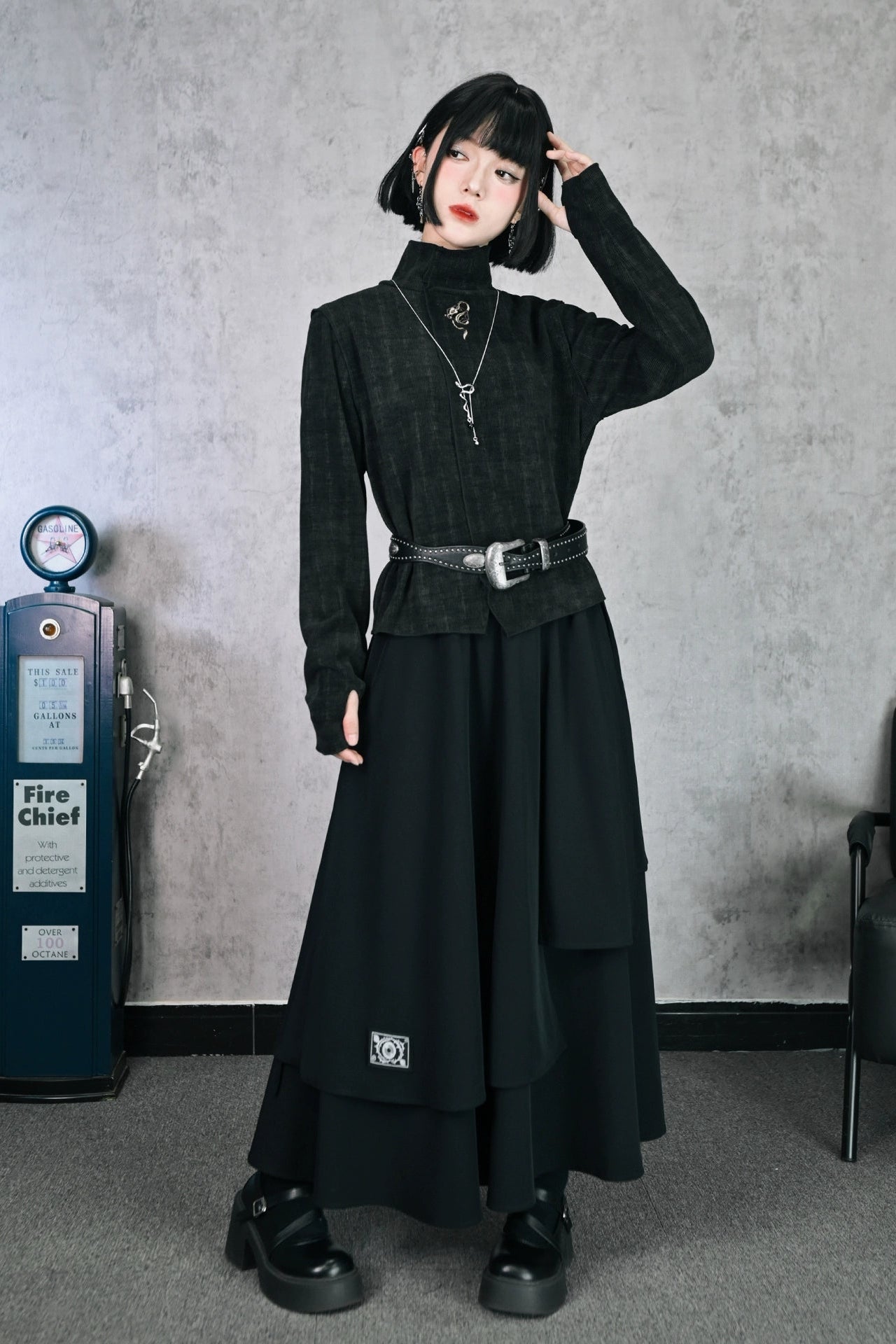 Retro Turtleneck Tops