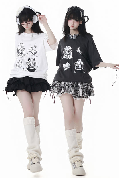 Heat Beat Mode T-Shirt + Skirt Pants