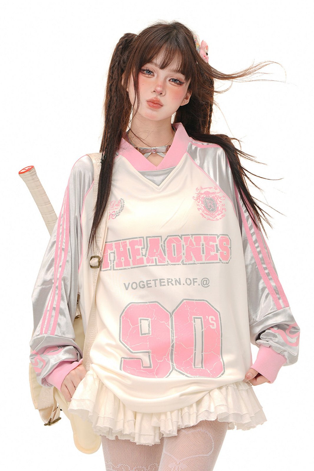 Loose Sweetheart Jersey Sweatshirt