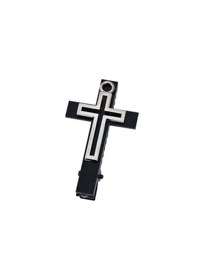 dark cross acrylic hairpin