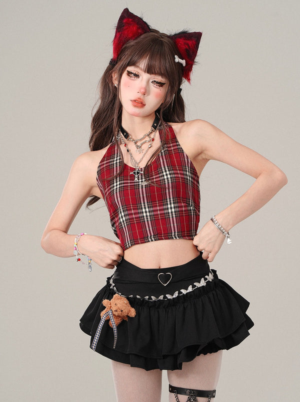 ロッキーガールチェックサマーキャミソール