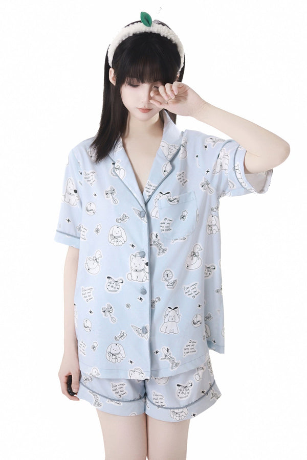 Silk Light Room Shirt + Room Pants