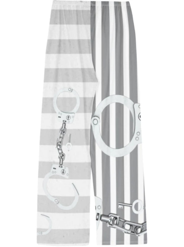 アメリカンレトロカジュアルアシメパンツ