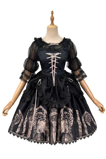 Eternal Night Dark Ballet Tile Gothic Bischedres Suit