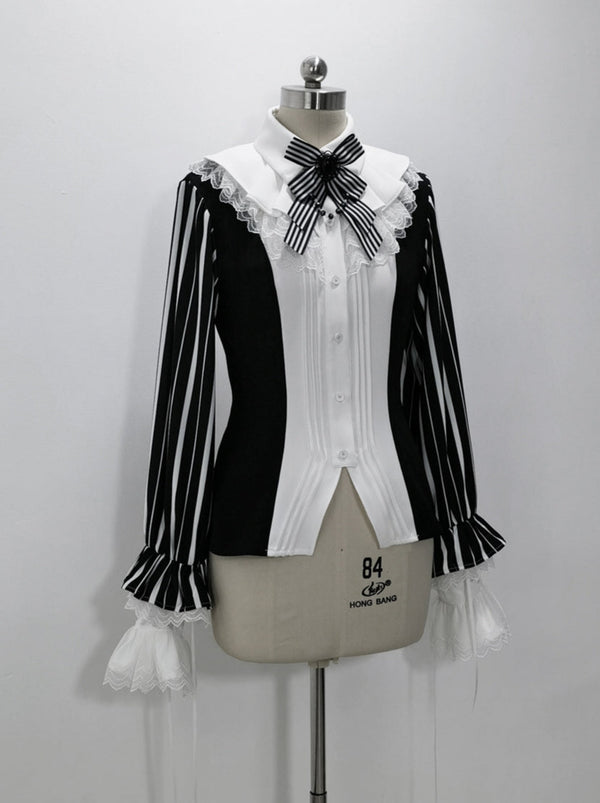 Wonderful Trick Retro Elegant Lolita Prince Shirt + Shorts [Reserved Item].