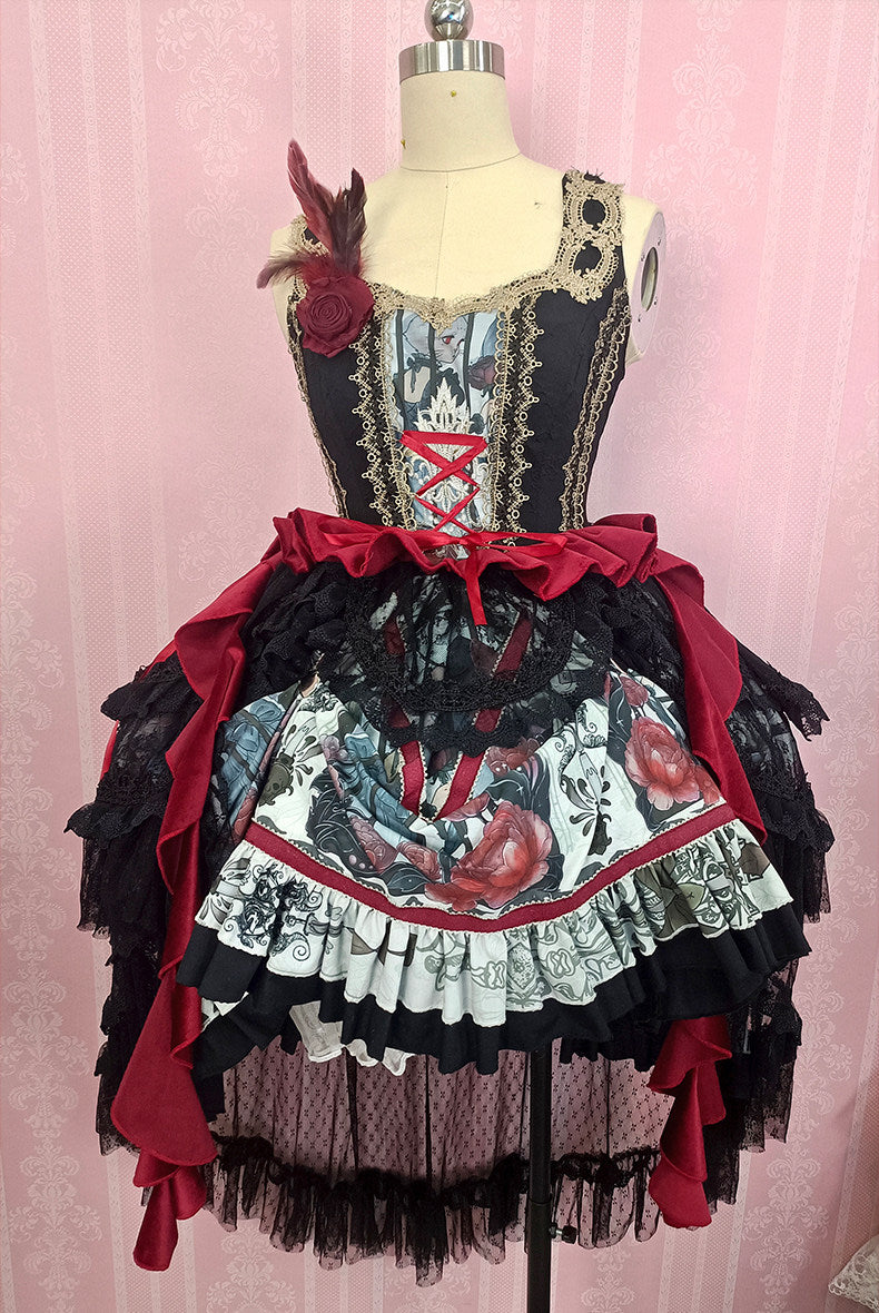 Rose Night Flight Gothic Cape Set