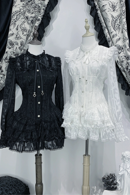 レースドレス+インナーパンツ