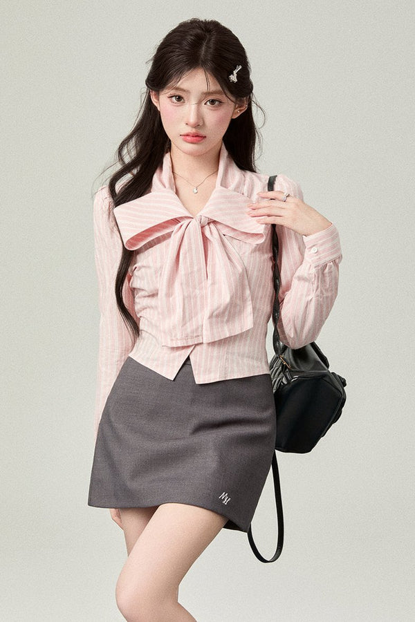 ハナズメビッグボウスイートハートシャツ