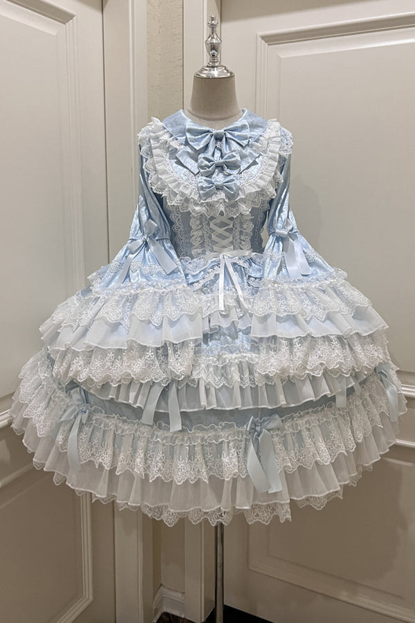 【予約商品】レースティアードロリータドレス