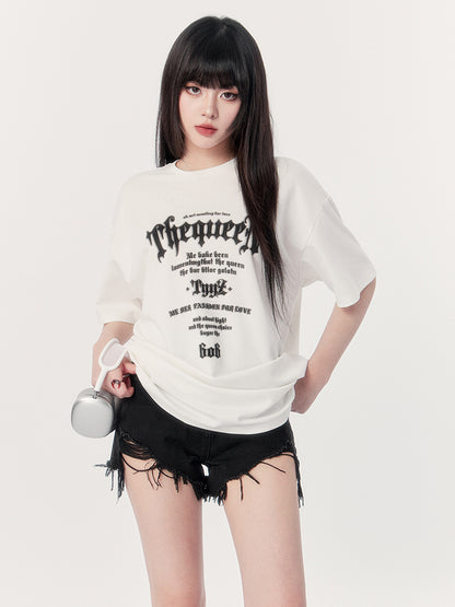 Mode gothic oversized tops