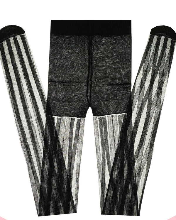 ゴシックバーチカルストライプタイツ
