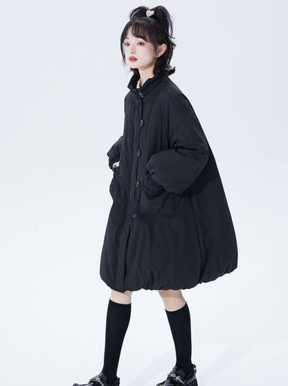 Medium Snow Black Down Coat