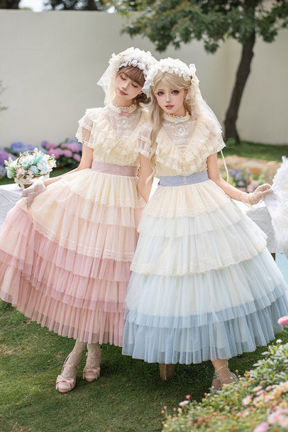 Sweet Gradient Princess Dress + Accessories