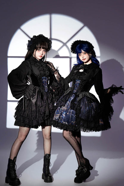 [Reservation deadline on October 15] Color Window Classical Elegant Gothic Lolita Dress/Shirt/Apron