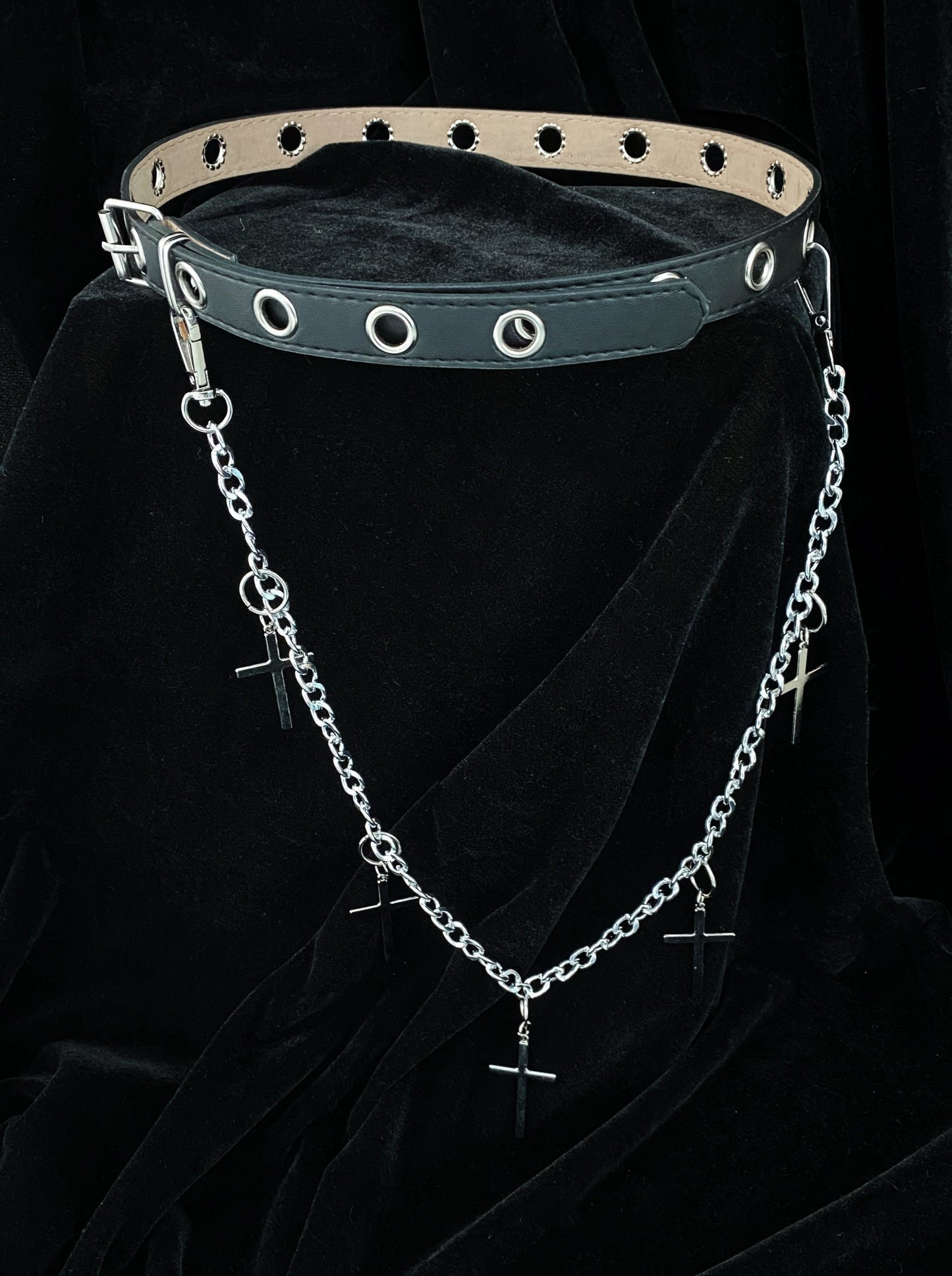 cross pendant belt hard belt